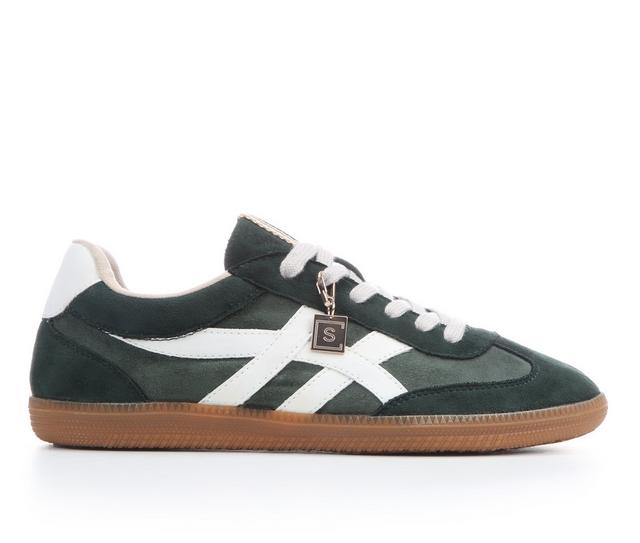 Women's Shu Shop Sasha Sneakers in Green Suede color