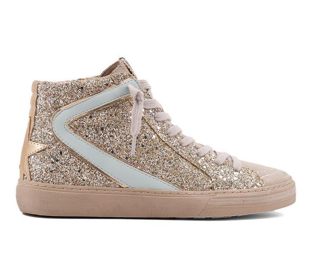 Women's Shu Shop Rooney High-Top Sneakers in Sterling color