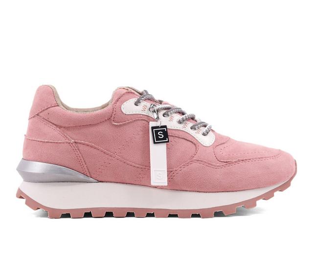Women's Shu Shop Phoebe Sneakers in Blush suede color