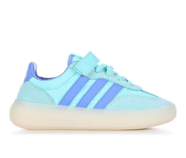Girls' Adidas Little Kid Barreda Decode EL C Sneakers in Aqua/Blu/Wht color