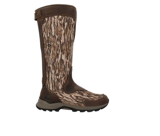 Men's Rocky Trophy Series Snake Boots in Brown color