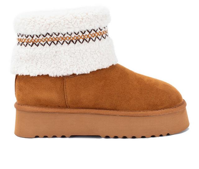 Women's Yellow Box Hiraya Boots in Chesnut color