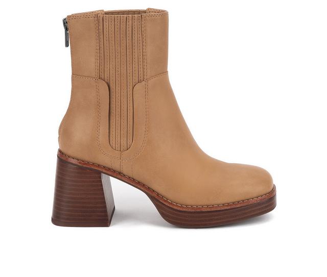 Women's Yellow Box Ivanka Booties in Nude color