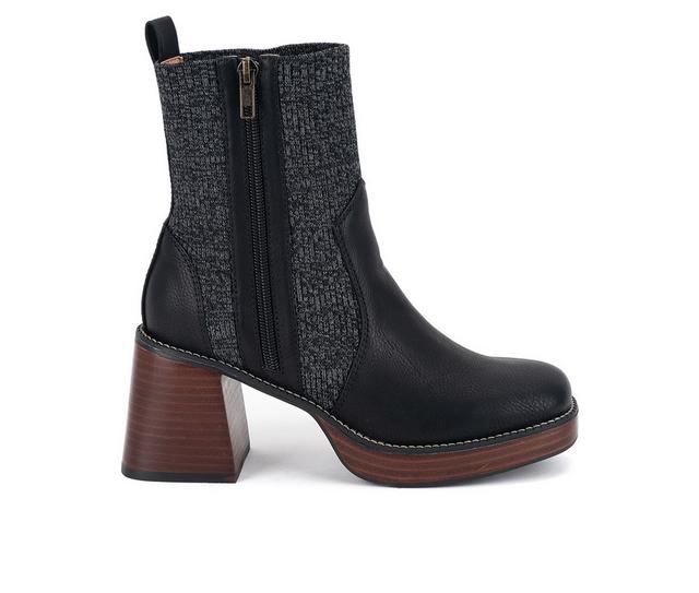 Women's Yellow Box IZMIR Chelsea Boots in Black color