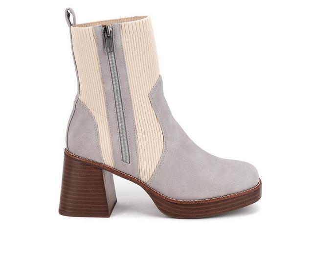 Women's Yellow Box IZMIR Chelsea Boots in Gray color