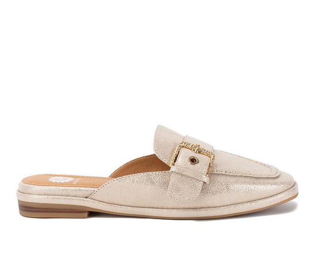 Women's Yellow Box Jardeen Loafers in Gold color