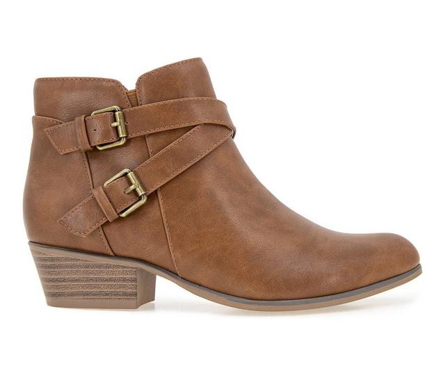 Women's Esprit Tracey Booties in Cognac color