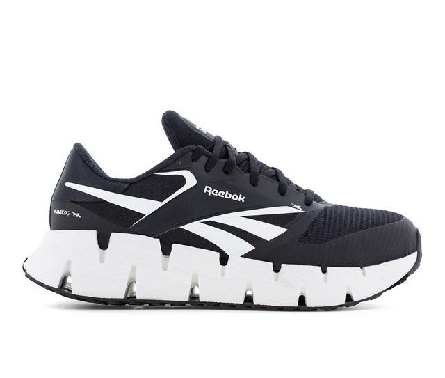 Men's REEBOK WORK FloatZig Work Shoes in Black white color