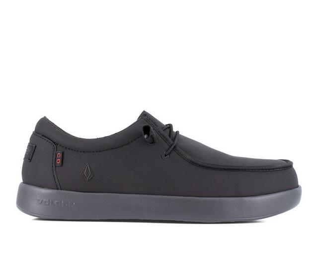 Men's Volcom Work Chill CT Work Shoes in Black II color