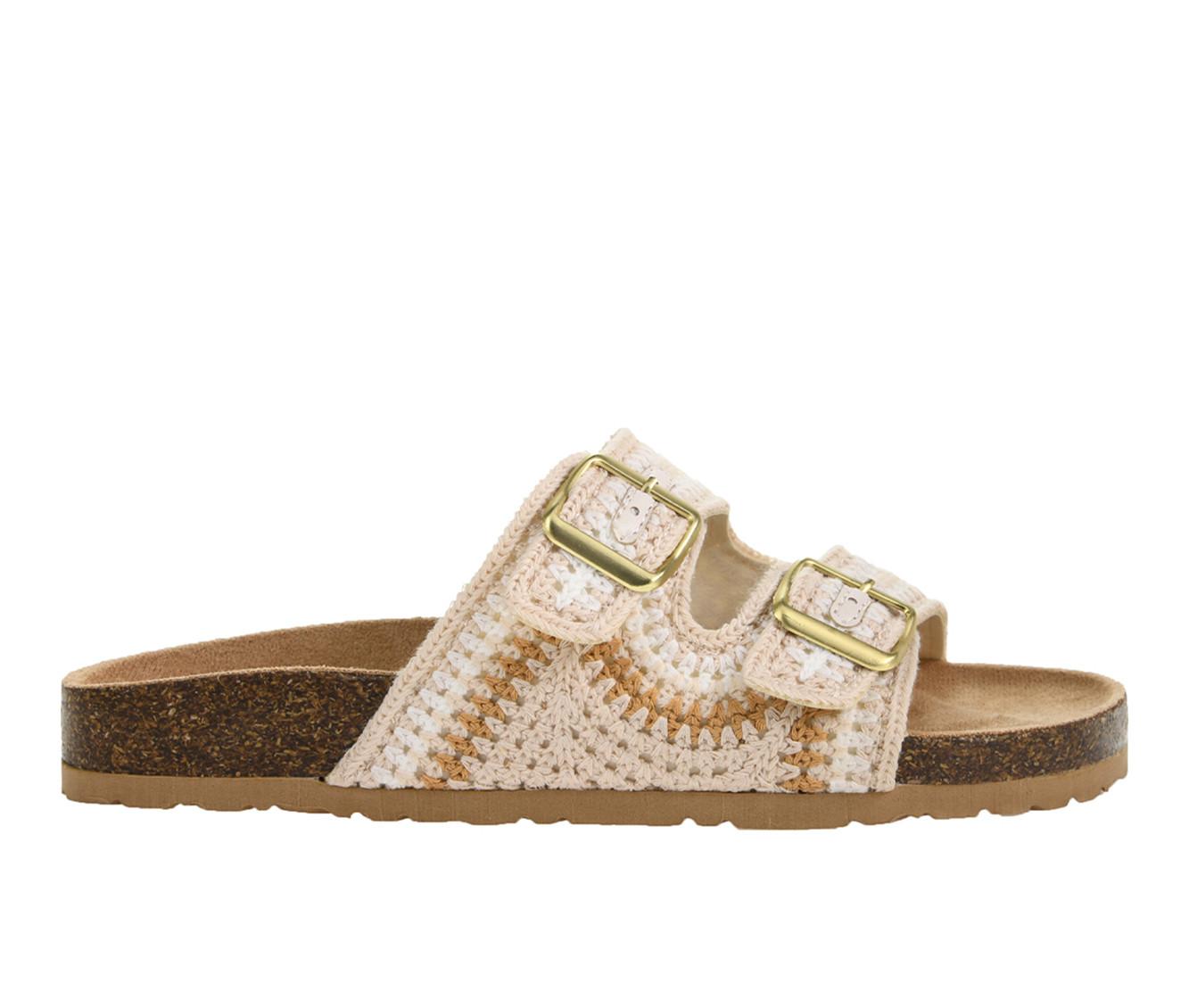 Dirty Laundry Women's Britnee Sandal - Lug Sole, Buckle Detail, Block Heel | Size 9 Natural - View #6