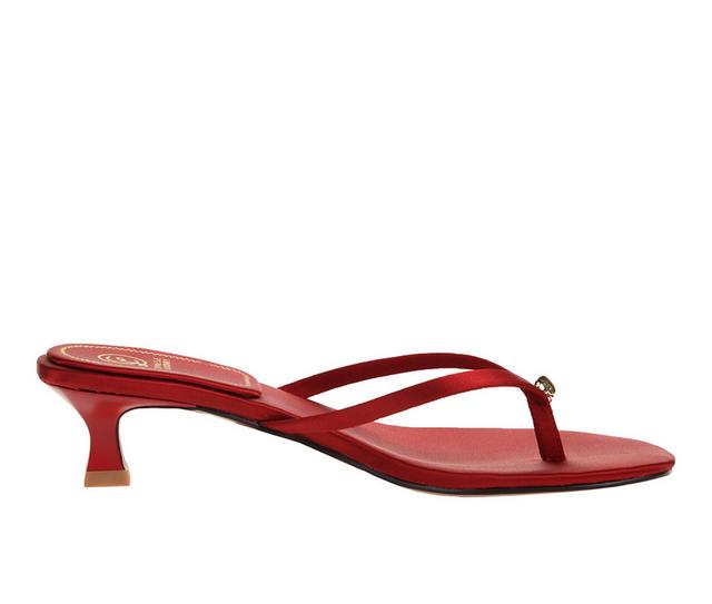 Women's Chinese Laundry Brissa Dress Sandals in Red color