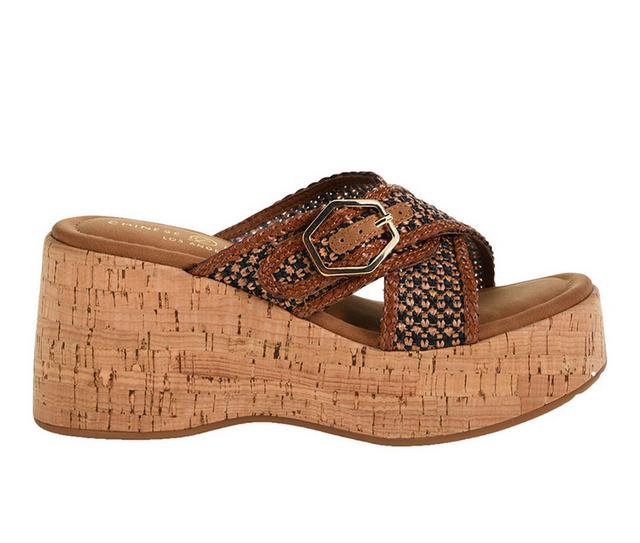 Women's Chinese Laundry LouLou Wedges in Brown color