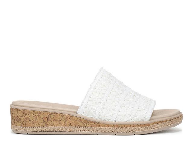 Women's LifeStride Breezy Wedges in Bright White color