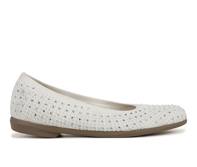 Women's LifeStride Kallie Flats in Bright white color