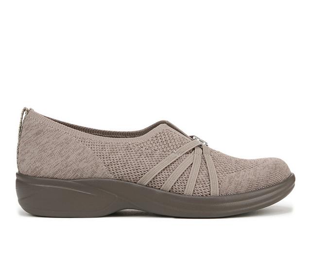 Women's LifeStride Niche Knit Casual Slip-Ons in Simply Taupe color