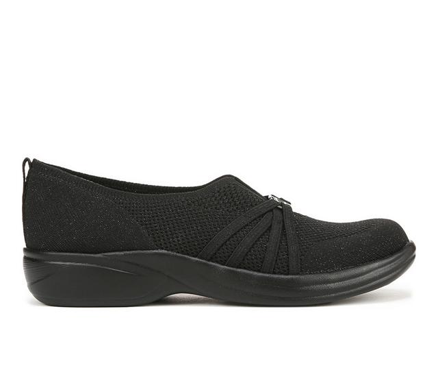 Women's LifeStride Niche Knit Casual Slip-Ons in Black color