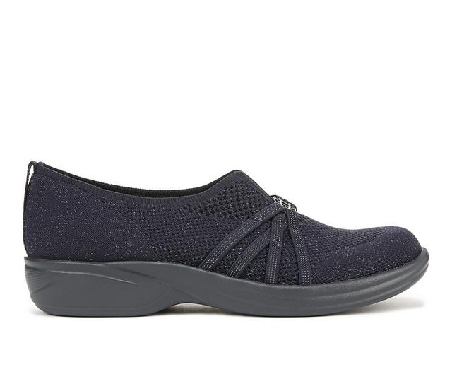 Women's LifeStride Niche Knit Casual Slip-Ons in Navy color