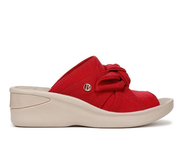 Women's LifeStride Smile Wedges in Fire Red color
