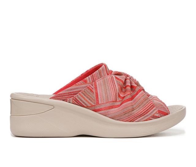 Women's LifeStride Smile 3 Wedges in Coral Stripe color