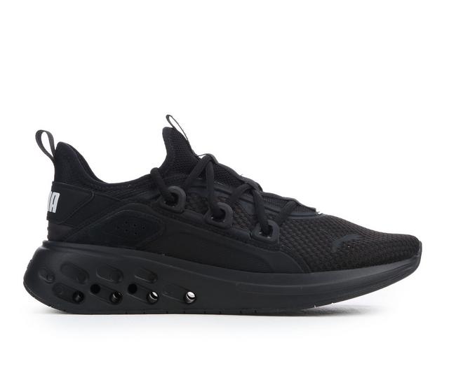 Men's Puma Softride Frequence Street Sneakers in Black/Black color