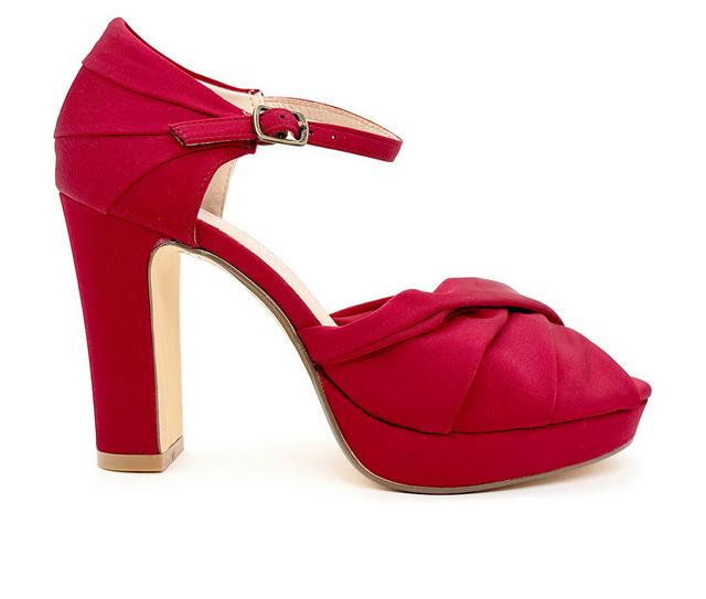 Women's Chelsea Crew Gloria Dress Sandals in Red color