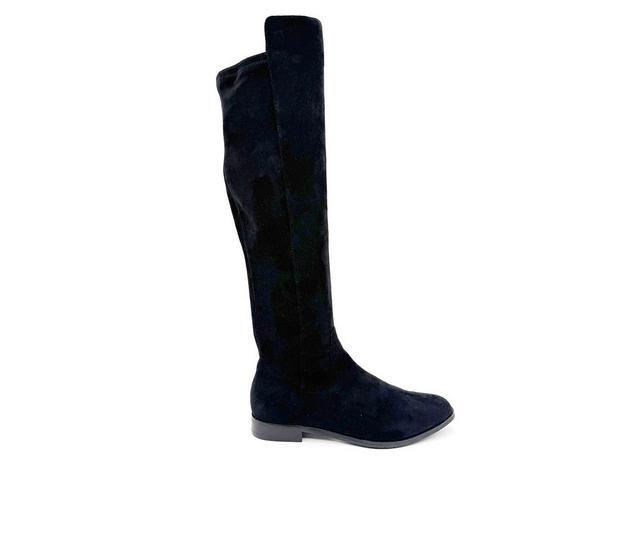 Women's Chelsea Crew Juno Knee High Boots in Black Micro color