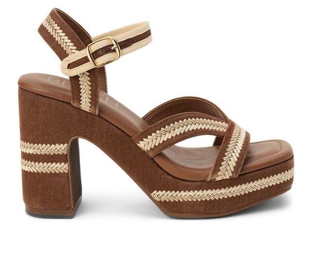 Women's Beach by Matisse Adelaide Dress Sandals in Choco color