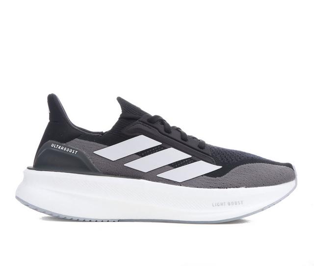 Women's Adidas Ultraboost 5x Running Shoes in Black/White color