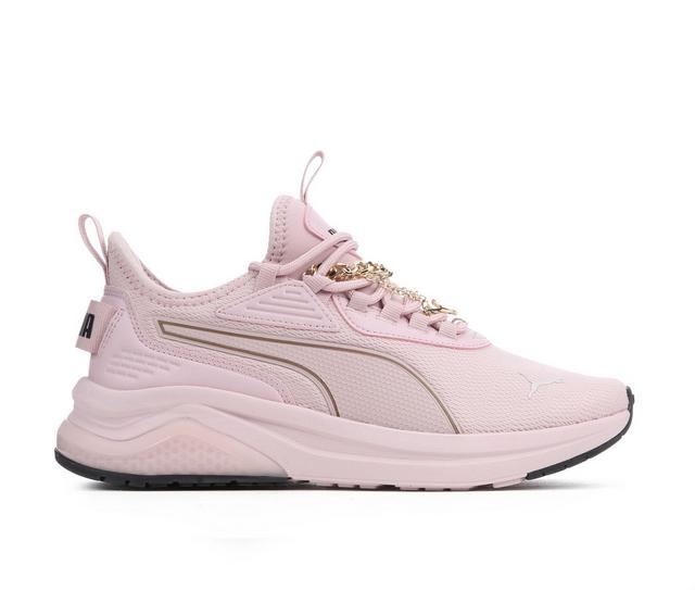 Women's Puma Amplifier Bling Ring Sneakers in Blush color