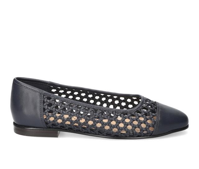 Women's Bella Vita Beloved Flats in Navy color