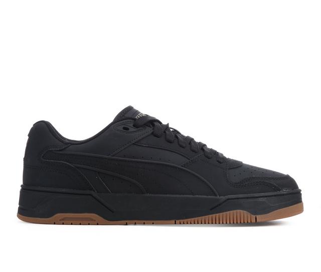 Men's Puma RBD Break Sneakers in Black/Gum color
