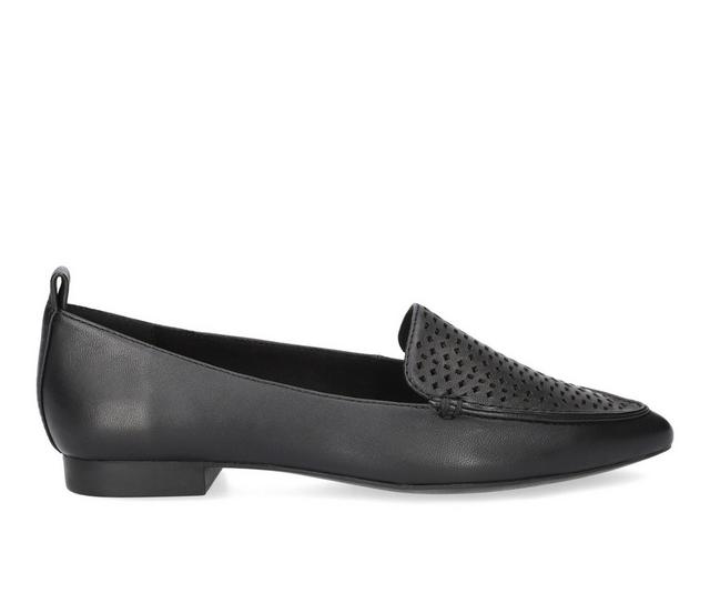 Women's Bella Vita Alessi Perf Flats in Black color