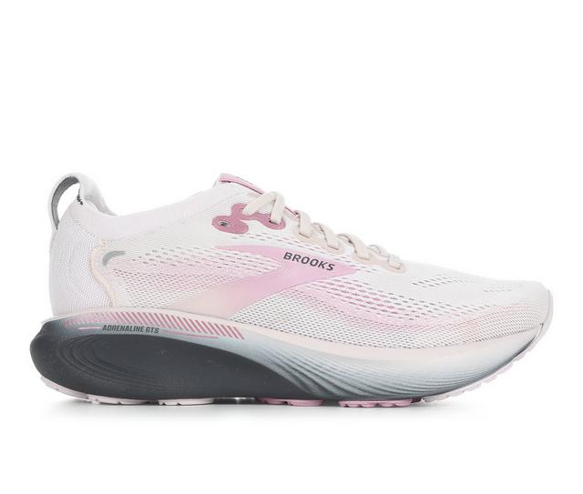 Women's Brooks Adrenaline GTS 25 Running Shoes in Mauve/Pink color