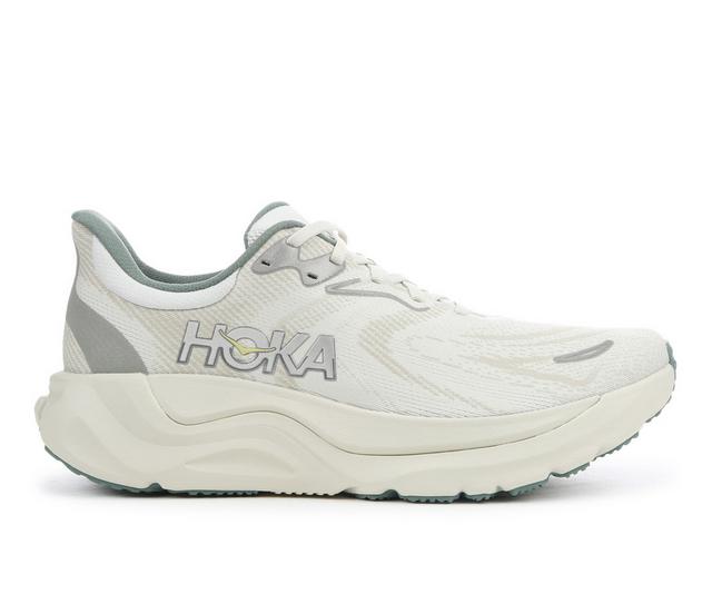 Men's Hoka Arahi 8 Running Shoes in Truffle/Oyster color