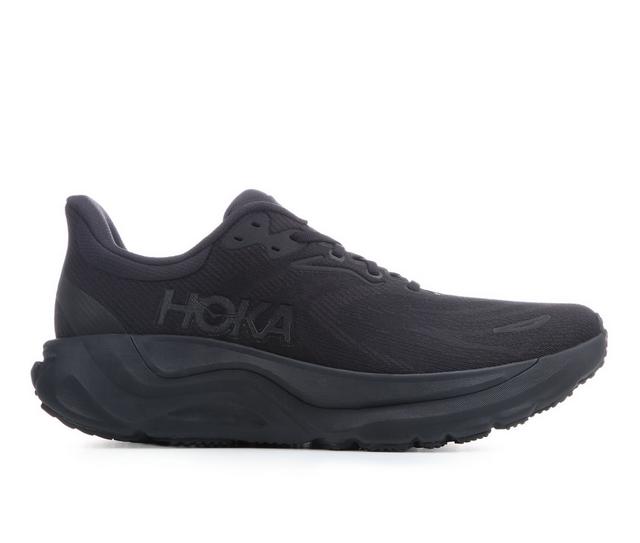 Men's Hoka Arahi 8 Running Shoes in Black/Black color