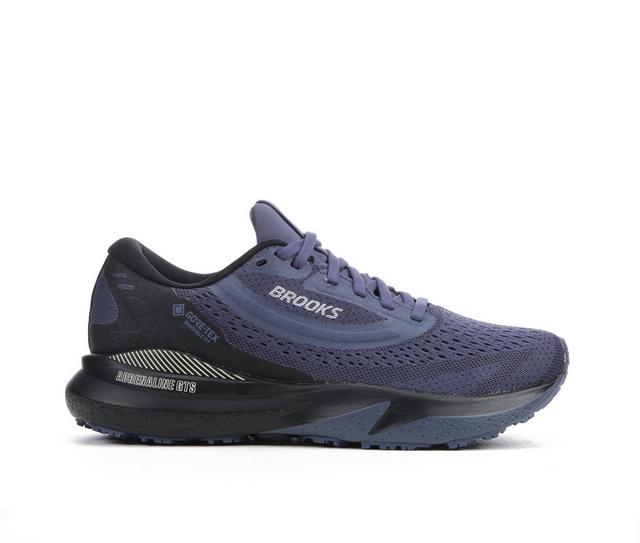 Women's Brooks Adrenaline GTS 24 GTX Running Shoes in Black/Navy color
