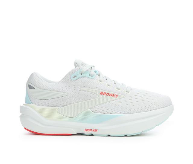 Women's Brooks Ghost Max 3 Running Shoes in Blue/Green color