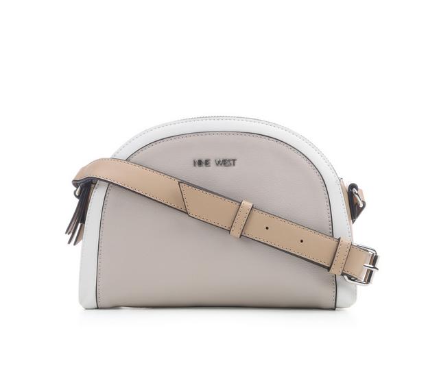 Nine West Gertrude Dom Crossbody Handbag in Cement Multi color