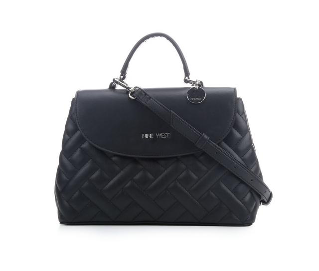 Nine West Maureen Top Handle Handbag in Black color