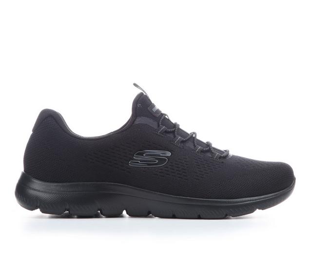 Women's Skechers 150282 Summits Radiant Flow Sneakers in Black color