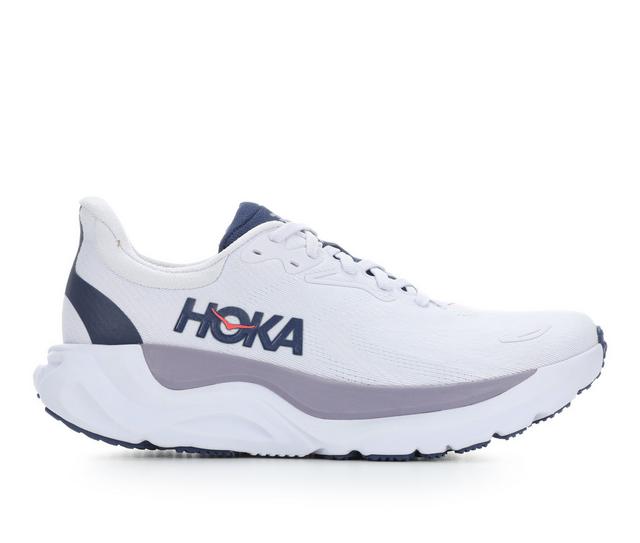 Women's Hoka Arahi 8 Running Shoes in Starlight/Blue color