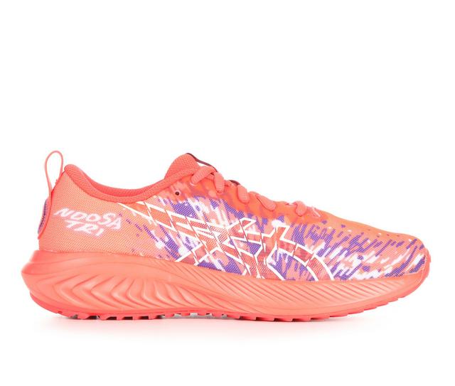 Kids' ASICS Gel Noosa Tri 16 Running Shoes in Flash Red/White color