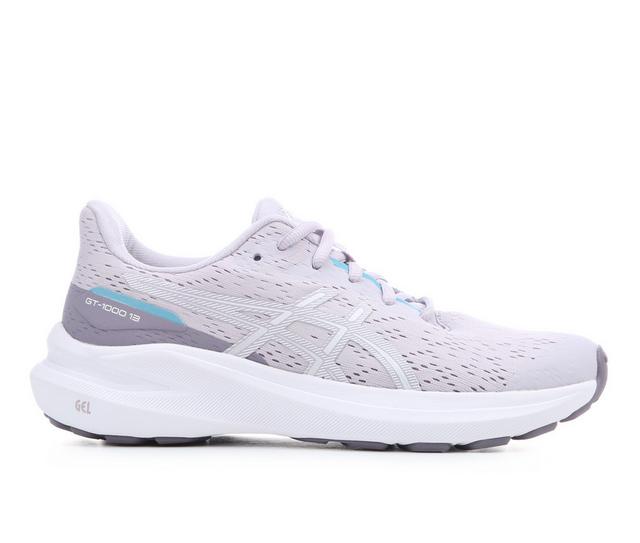 Girls' ASICS GT 1000 13 Running Shoes in Dusk/Violet/Wht color