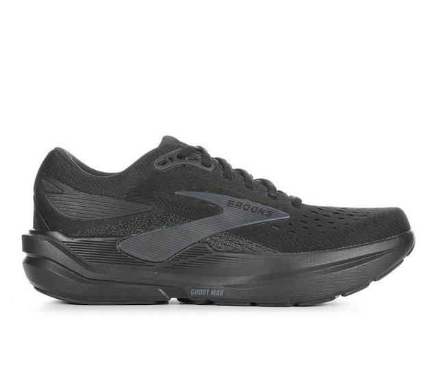 Men's Brooks Ghost Max 3 Running Shoes in Blk/Blk color