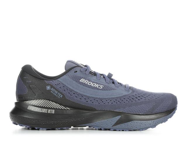Men's Brooks Adrenaline GTS 24 GTX Running Shoes in Navy/Black color