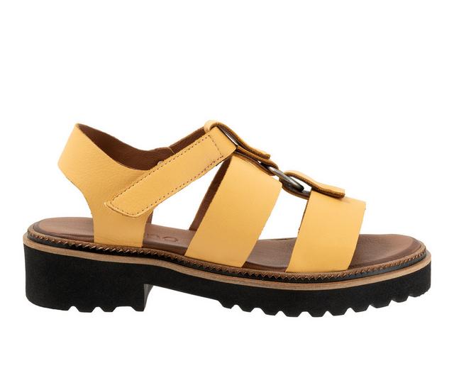 Women's Bueno Athena Sandals in Mustard color