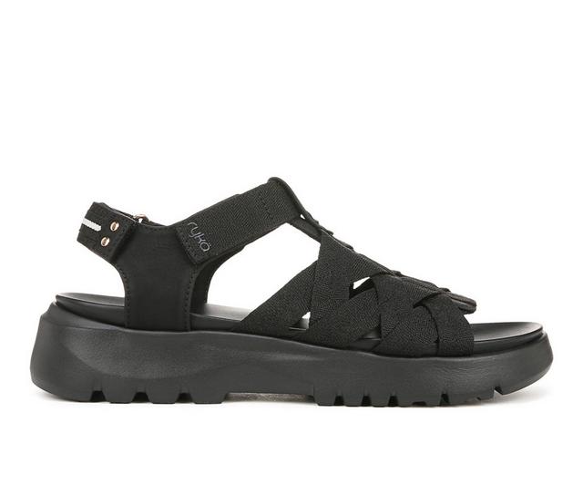 Women's Ryka Blissful Sandals in Black color