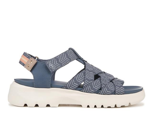 Women's Ryka Blissful Sandals in Flintstone Blue color