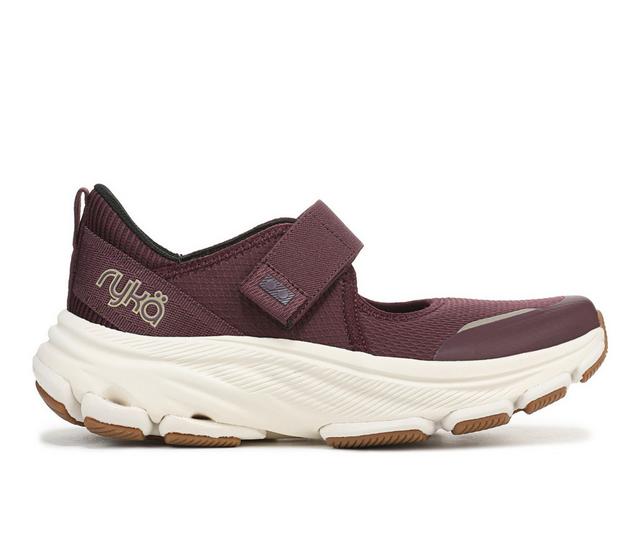 Women's Ryka Devotion Max MJ Walking Sneakers in Purplefig color