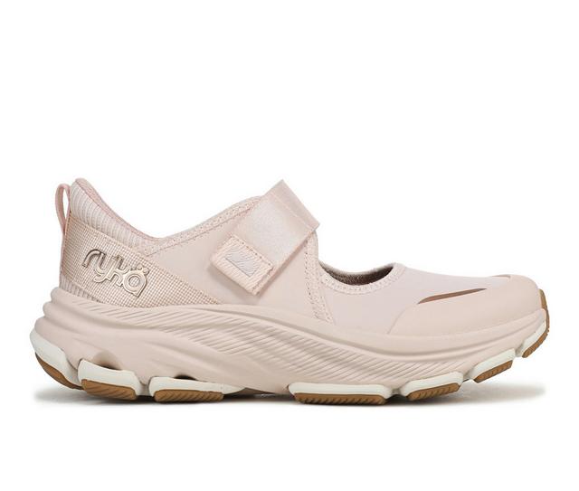 Women's Ryka Devotion Max MJ Walking Sneakers in Shell Pink color